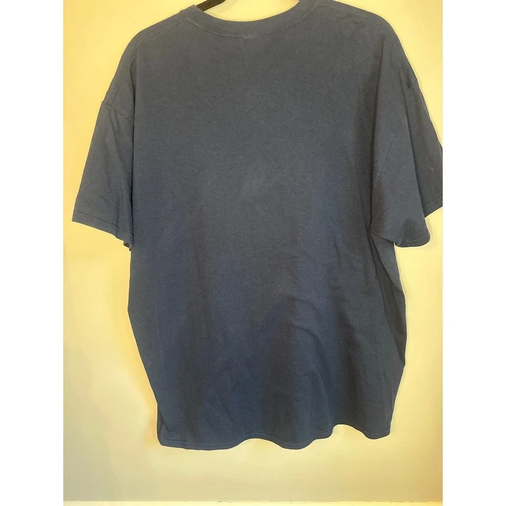 Gildan Navy Blue 2014 Indianapolis 500 98th Event TV Crew‎ T Shirt XL